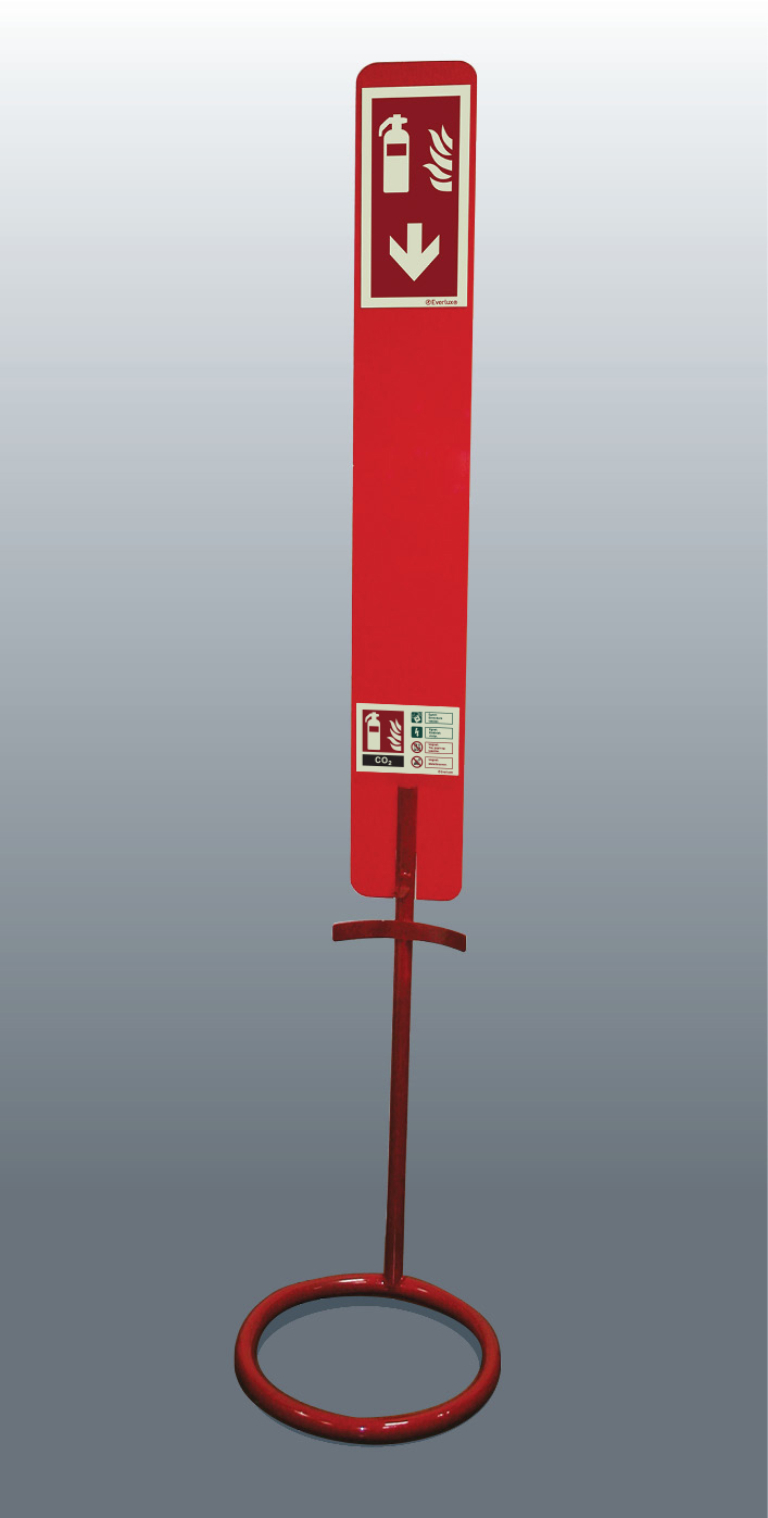 Stativet S1 - Rød - med CO2 ID-skilt