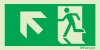 Fortsett opp til venstre (angir nivåendring); Fortsett videre framover og over til venstre når skiltet henger i et åpent område