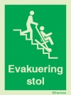 Evakuering stol